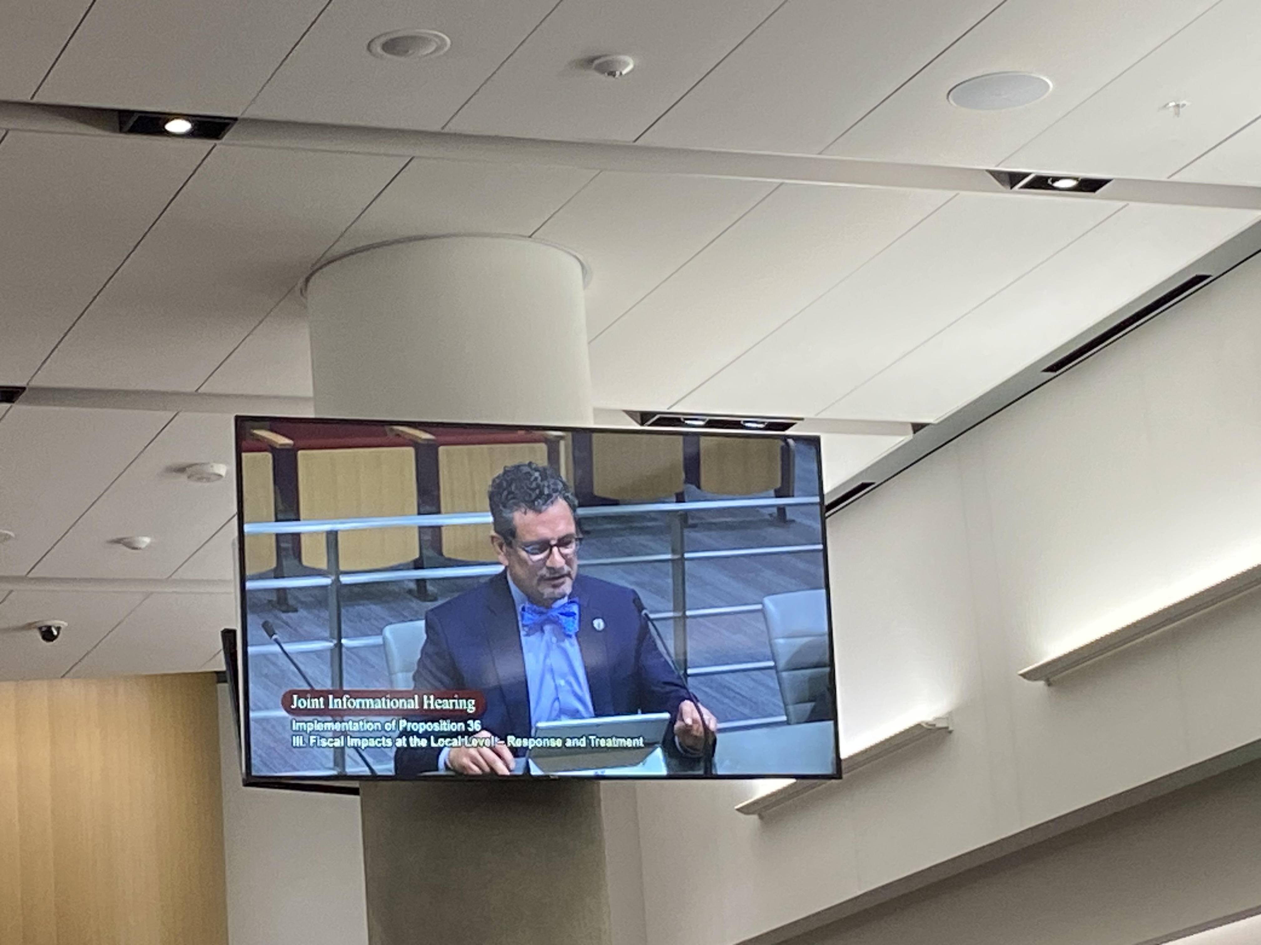 Los Angeles Public Defender Ricardo Garcia Speaking to Senate Joint Budget Hearing